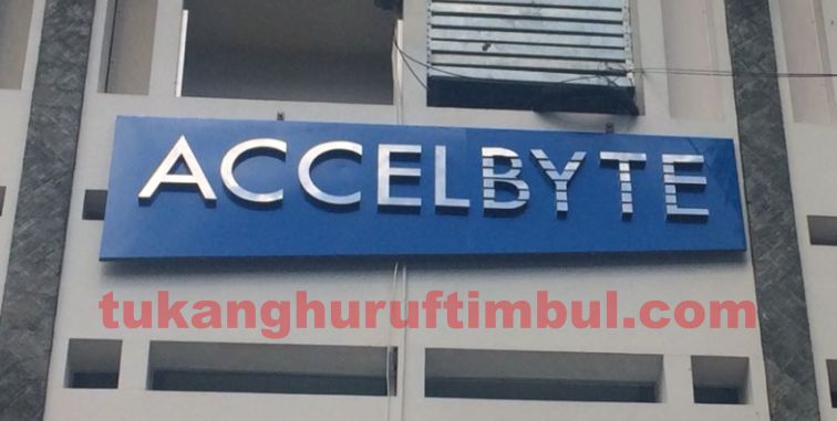 jasa huruf timbul stainless murah jogja