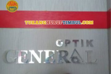 jual letter timbul stainless jogja