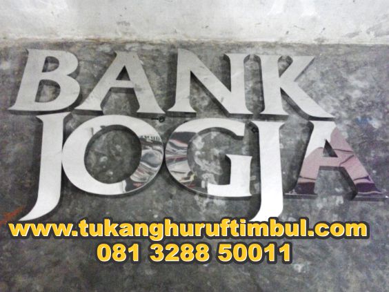 letter timbul stainless jogja