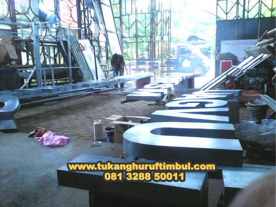 pembuatan huruf timbul jogja