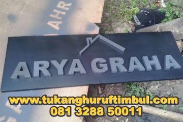 pembuatan letter timbul purwokerto