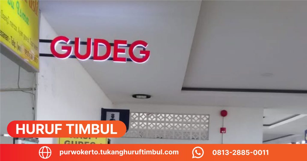 JASA HURUF TIMBUL PURWOKERTO